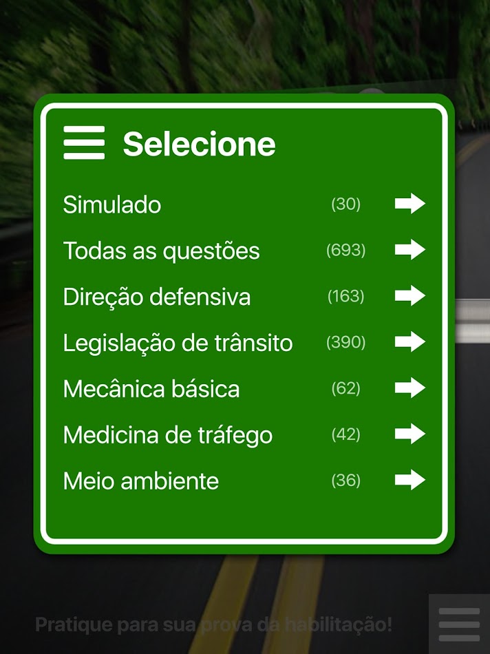 #7. Simulado CNH (Android) Von: Leandro Palmieri