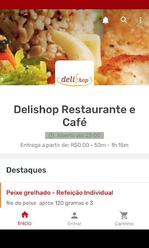 Android application Delishop screenshort
