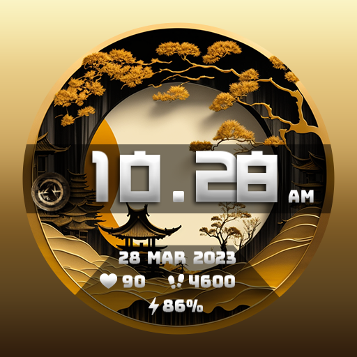 Golden Week Watch Face FLW055 logo