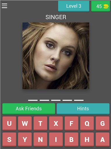 Guess The Singer New Game Quiz