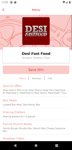 Desi Fast Food WF1 Screen 2