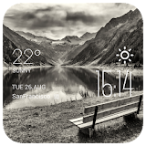 Armidale weather widget/clock icon