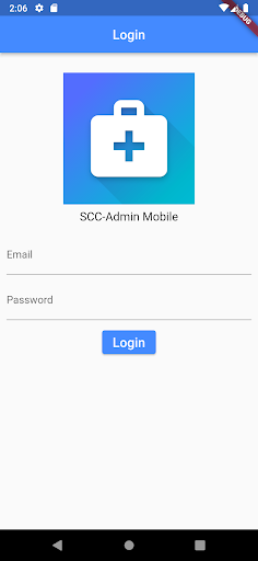 Android application Scc-Admin Mobile screenshort