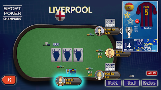Sport Poker - Champions Screen 2