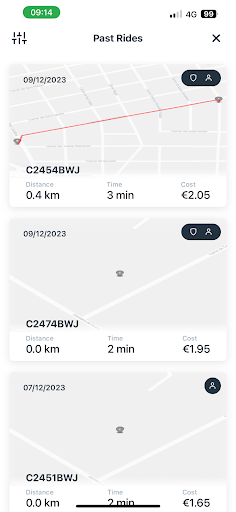 e-BikeKing Sharing Screen 2