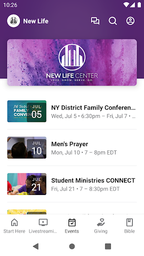 New Life Center Buffalo Screen 3