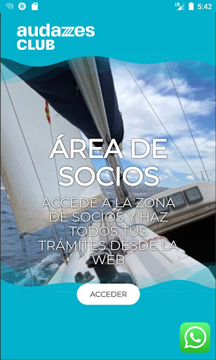 Android application Audazes Club screenshort