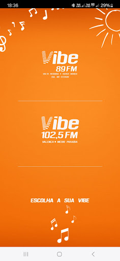 Android application Rádio Vibe FM screenshort