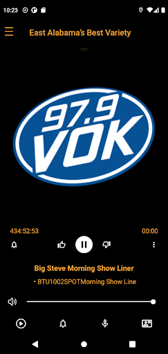 Android application 979VOK screenshort