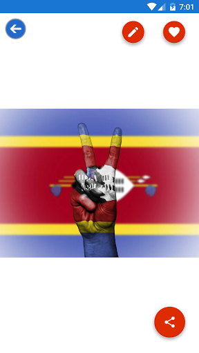 Swaziland Flag Wallpaper Flag