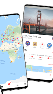 Free Pin Traveler  World Travel Map  Trip Tracker App Download 4