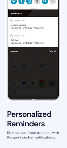 Screenshot of Prosper - Daily Planner, To do