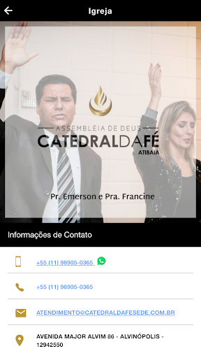 CATEDRAL DA FÉ SEDE ATIBAIA