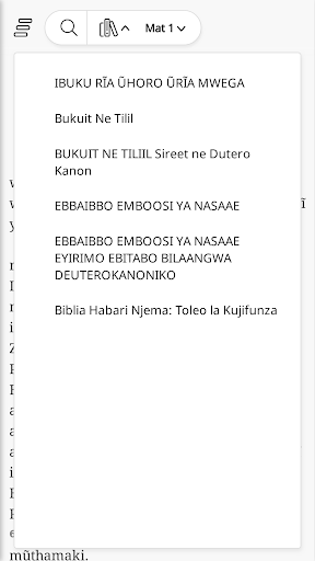 Android application Bible Society of Kenya screenshort