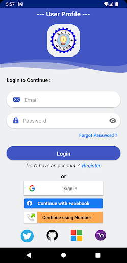 Aktu Guider Screen 2