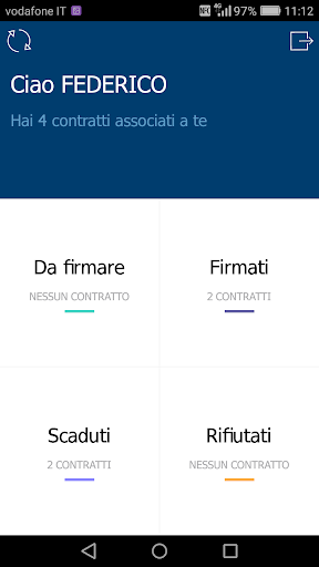 Android application e-Sign screenshort