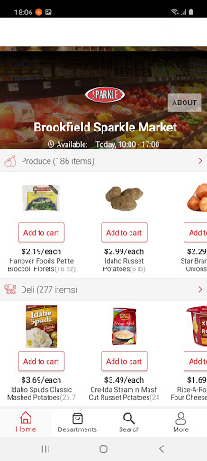 Sparkle Markets Screen 3