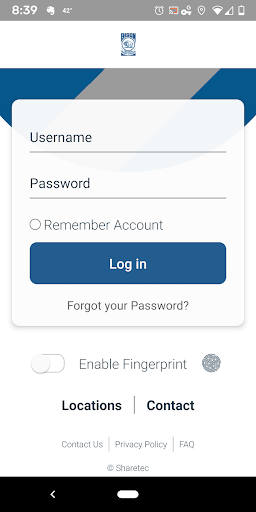 Android application Bison FCU Mobile Banking screenshort
