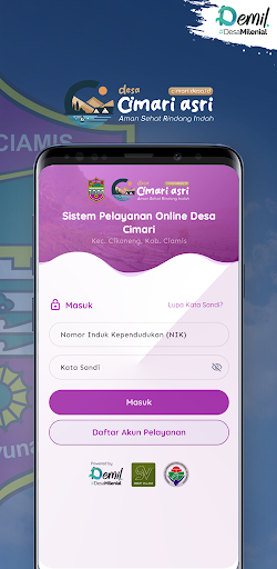 Desa Cimari - Pelayanan