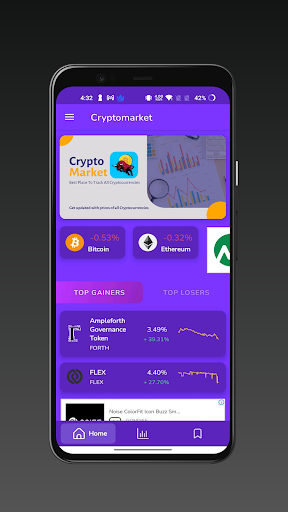 Android application Cryptomarket - Track Cryptos screenshort