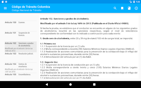 Imágen 9 Normas de Tránsito Colombiano android