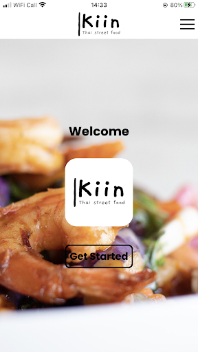 Android application Kiin Thai Street Food screenshort