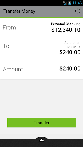 Cy-Fair FCU Mobile Banking Screen 3