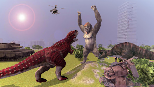 Angry Gorilla City Smasher 3D 0.4 APK + Mod (Unlimited money) untuk android