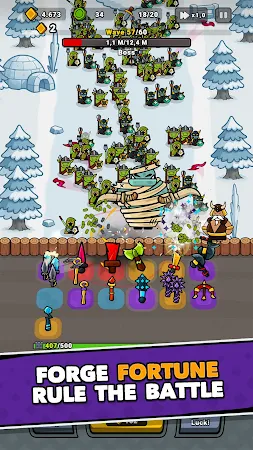 Game screenshot Lucky Forge: Idle TD Game mod apk