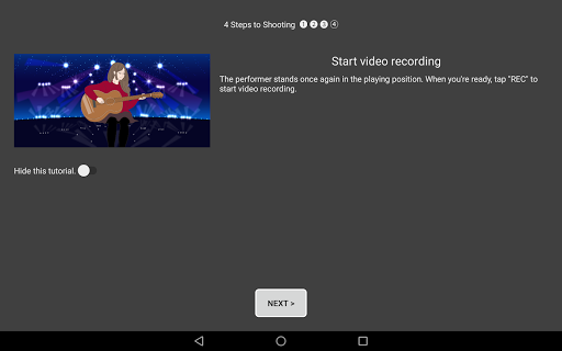 Screenshot of Virtual Stage Camera