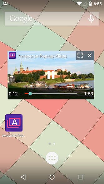 Awesome Pop-up Video banner