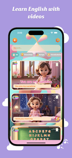 Screenshot of King English Kids