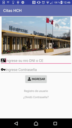 Android application Citas HCH screenshort