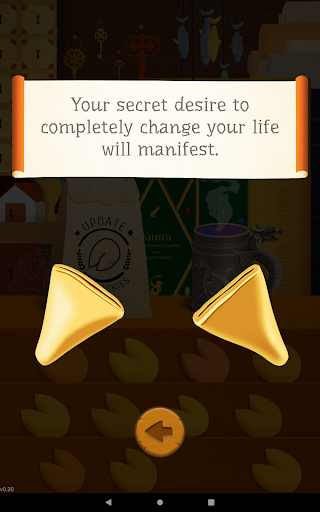 Wonder shop. Fortune Cookies. Screen 3