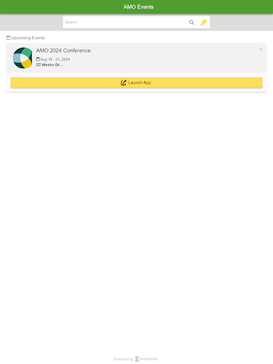 AMO Events Screen 3