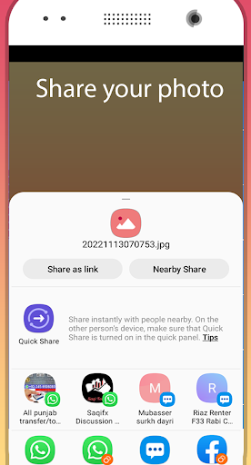 Android application Face Photo Editor screenshort