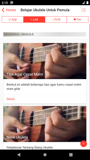 Belajar Ukulele Untuk Pemula Screen 3