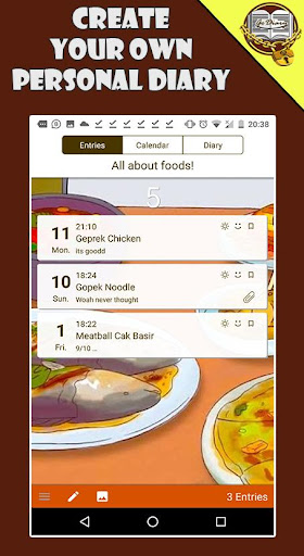 Go Diary - Safe Diary with Loc Screen 2