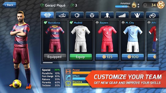 Final kick Best Online football penalty game MOD APK (Unlimited Training) 10