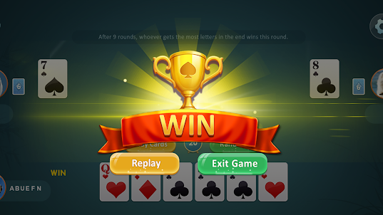 Poker Game:Compare Win Letters