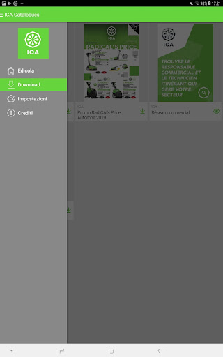 ICA Catalogues Screen 2