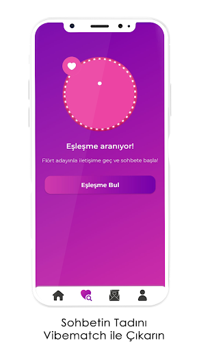 Android application VibeMatch - Tanış , Flört Et screenshort