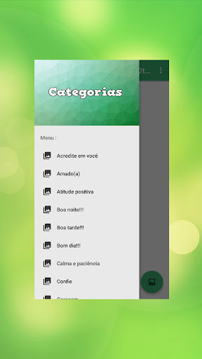 Android application Reflexão, Motivação e Fé screenshort