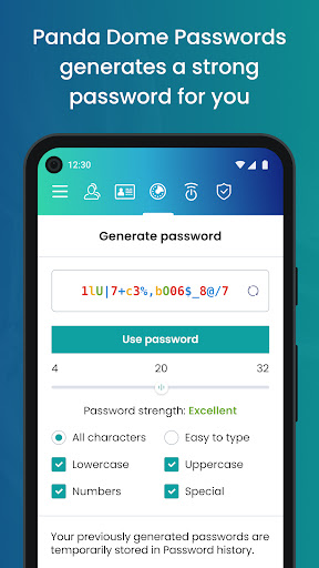 Panda Dome Passwords Screen 3