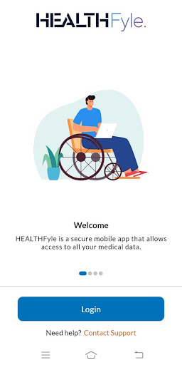 Android application HEALTHFyle screenshort