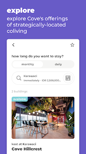 Cove - Co-living Booking App