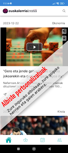 Android application Euskalerria Irratia screenshort