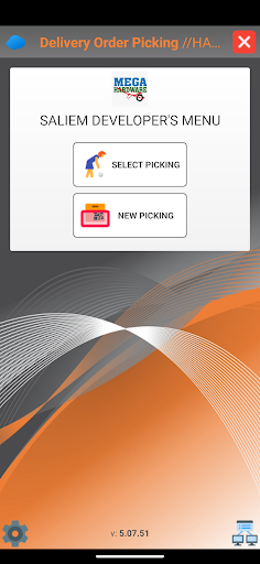 Genesis Delivery Order Picking Screen 2