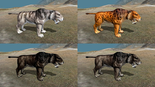 Captura de Pantalla 14 Sabertooth Tiger Chase Sim android