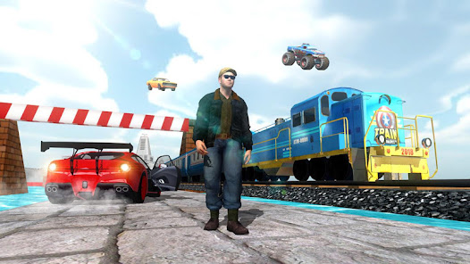 Train Vs Car Racing 2 Player  screenshots 19